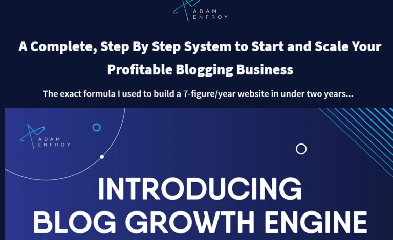Adam Enfroy – Blog Growth Engine Download 768x470 1