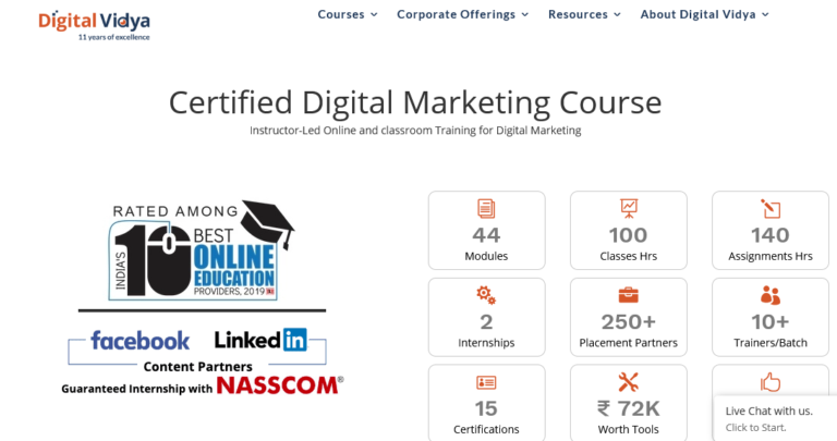 Digital Vidya – Certified Digital Marketing Master Course Download 768x405 1