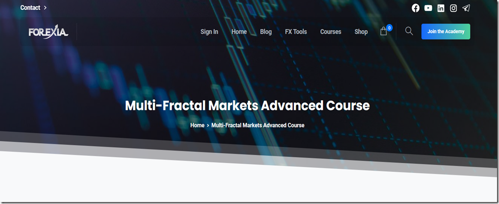 Forexiapro – Multi Fractal Markets Advanced Course Free Download